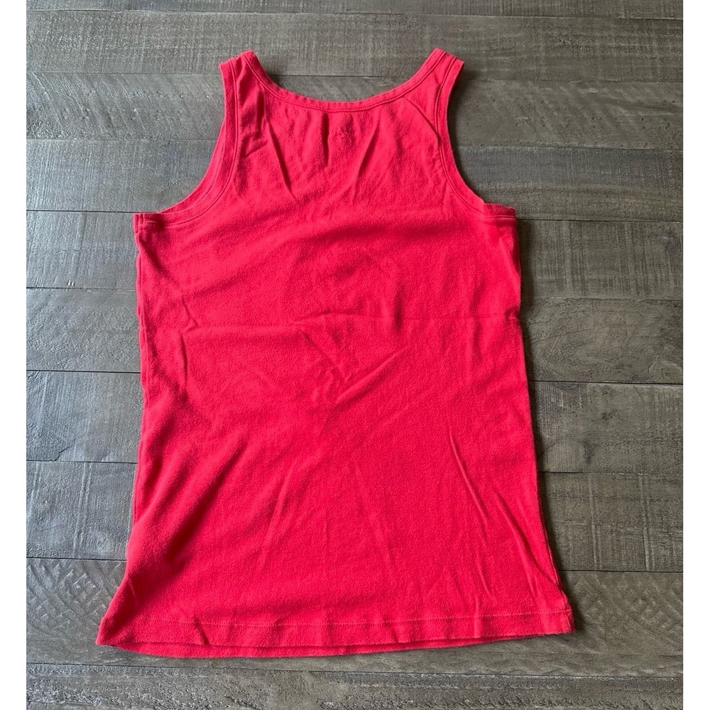 Merona Women's Red Cotton Tank Top Size Medium - Picture 6 of 6